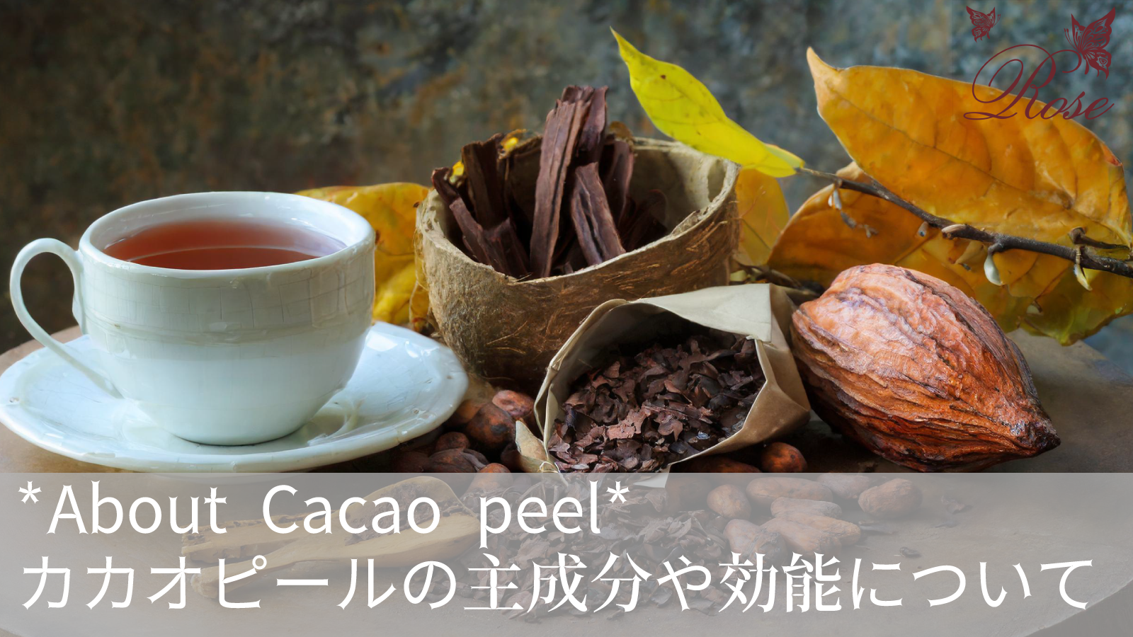 カカオピールのハーブティーの主成分や効能について解説