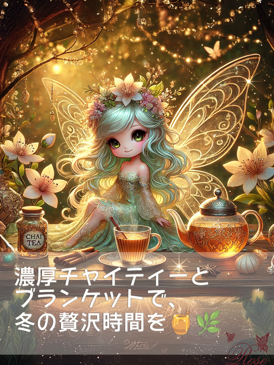 冬の贅沢時間☕ スパイス香るチャイティーで心も体もぽかぽかに✨
