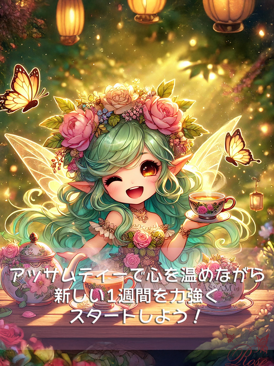 朝の活力チャージ！アッサムティーで元気な1週間をスタートしよう☀️