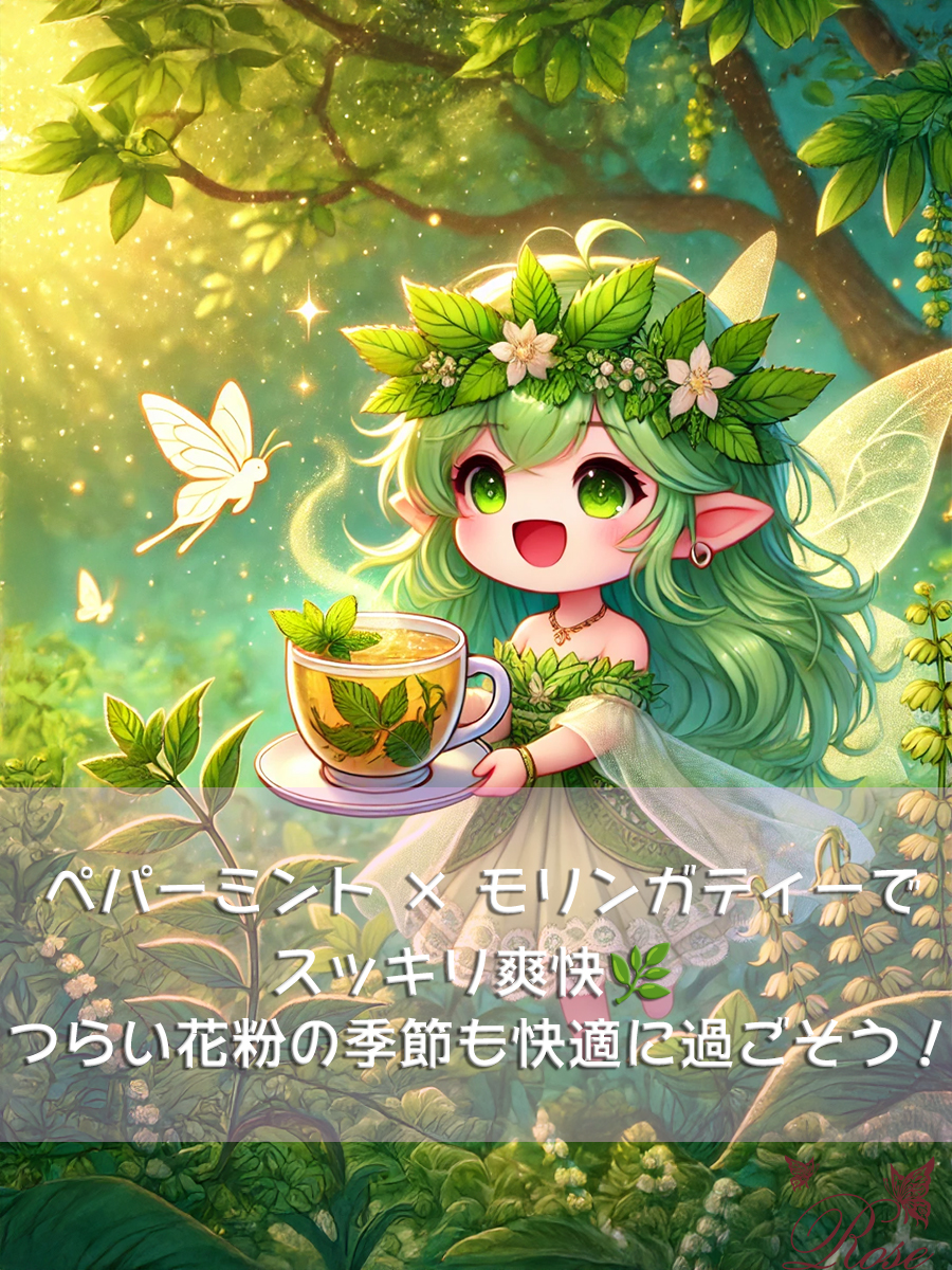 ペパーミント＆モリンガティーで春を快適に！スッキリ習慣をはじめよう 🍵✨