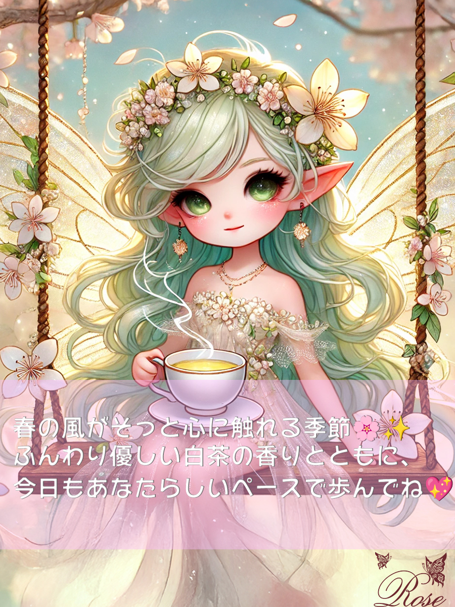 新しい季節に寄り添う、白茶で心ほどける春時間 🌸🍃