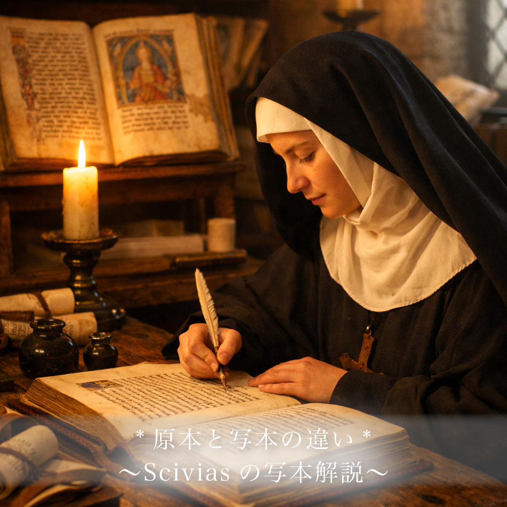 原本と写本の違い｜Sciviasの写本解説