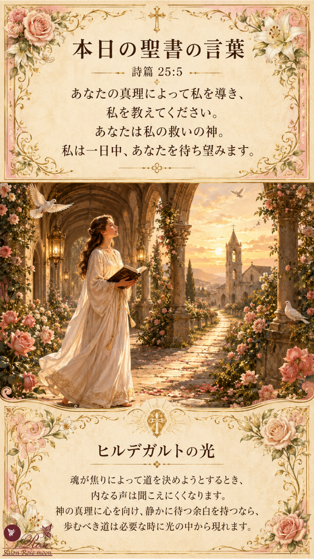 主の真理に導かれ道を待つ聖書の言葉｜詩篇25:5