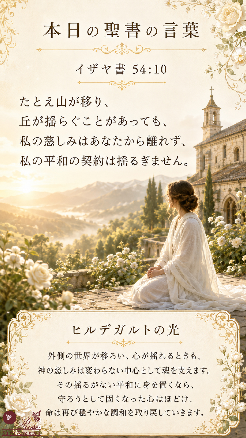 変わらない神の慈しみに守られる聖書の言葉｜イザヤ54:10