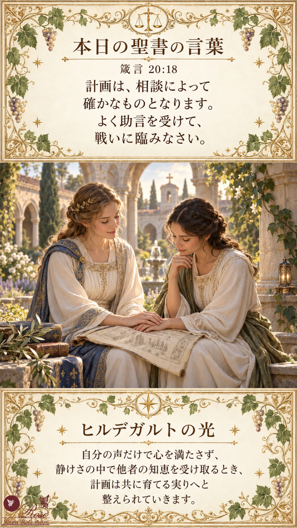 相談によって計画を確かなものにする聖書の言葉｜箴言20:18