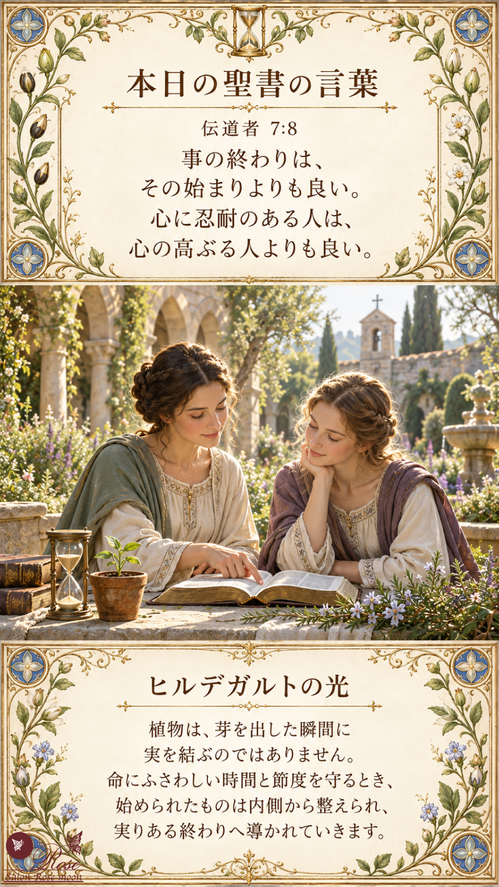 忍耐をもって最後まで仕上げる聖書の言葉｜伝道者7:8